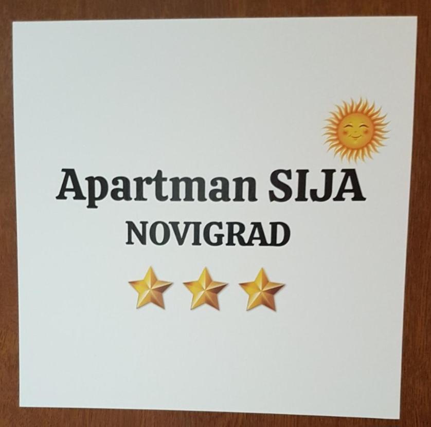 Apartman Sija Novigrad Novigrad Istria Esterno foto