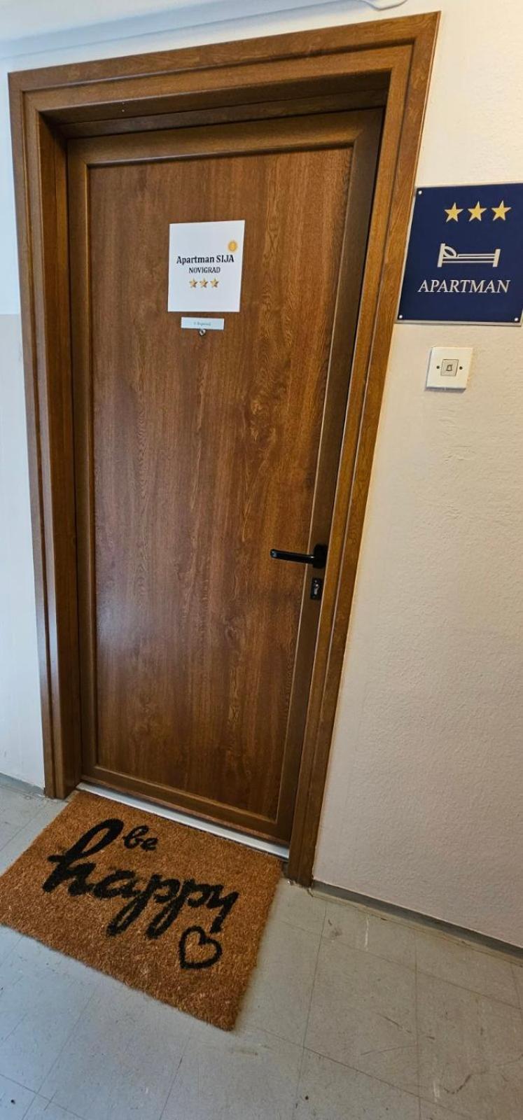 Apartman Sija Novigrad Novigrad Istria Esterno foto